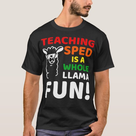 Speciaal onderwijs Geïnspireerd SPED Docent Quote T-shirt (Voorkant)