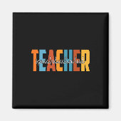 Speciaal onderwijs Lead Docent Autumn Love Herfst Magneet (Voorkant)