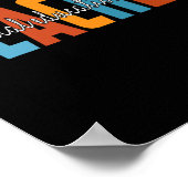 Speciaal onderwijs Lead Docent Autumn Love Herfst  Poster (Hoek)