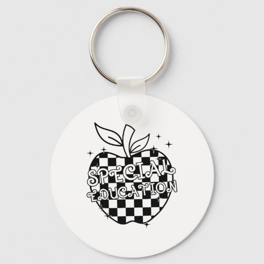Speciaal Onderwijs Leraar Dream Team Speedleraar Sleutelhanger (Voorkant)
