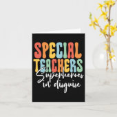 Speciaal Onderwijs Leraar Gedrag Opvoeder Kaart (Gele Bloem)