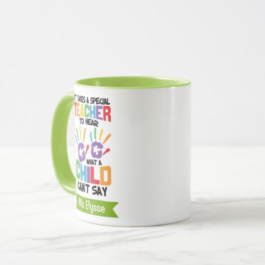 Speciaal onderwijs Leraar Mokken Gepersonaliseerd (Voorkant links)