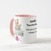 Speciaal onderwijs leraar op maat mok (Voorkant links)