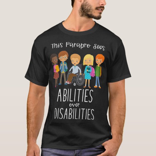 Speciaal onderwijs ParaProfessional Vaardigheden G T-shirt (Voorkant)