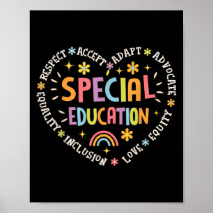 Speciaal Onderwijs Squad Droom Team Sped Leraar Ap Poster