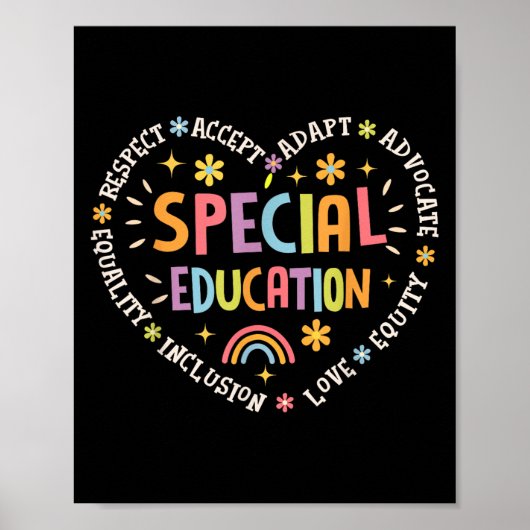 Speciaal Onderwijs Squad Droom Team Sped Leraar Ap Poster (Voorkant)