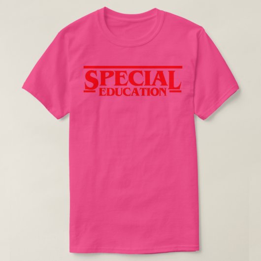 Speciaal onderwijs t-shirt (Design voorkant)