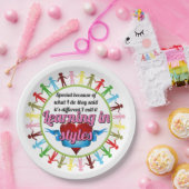 Speciaal onderwijs voor autisme papieren bordje (Feest)