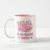 Speciaal onderwijsaanbod (beste werelden) tweekleurige koffiemok (Links)