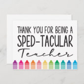 Speciaal onderwijsautisme Opleidingskaart Briefkaart (Voorkant / Achterkant)