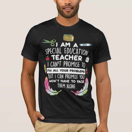 Speciaal onderwijsleraar Autistic Awareness Encou T-shirt (Voorkant)