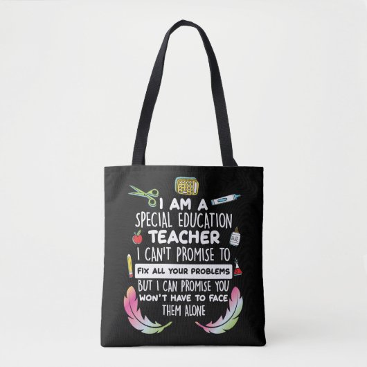 Speciaal onderwijsleraar Autistic Awareness Encou Tote Bag (Voorkant)