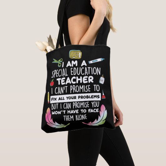 Speciaal onderwijsleraar Autistic Awareness Encou Tote Bag (Dichtbij)