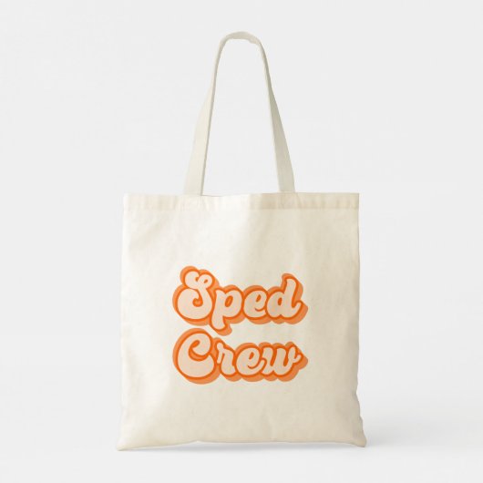 Speciaal onderwijsleraar Canvas tas (Achterkant)