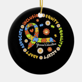 Speciaal onderwijsleraar Inspirerend autisme Awa Keramisch Ornament