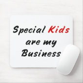 Speciaal onderwijsleraar Mousepad Muismat (Met muis)