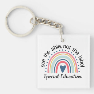 Speciaal onderwijsleraar Shirt, Sped Teacher Sleutelhanger