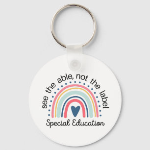 Speciaal onderwijsleraar Shirt, Sped Teacher Sleutelhanger