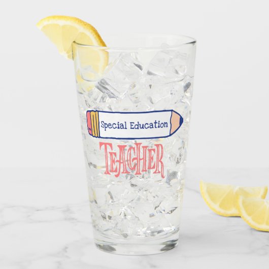 Speciaal onderwijslerarenpotlood glas (Voorkant ijs)