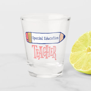 Speciaal onderwijslerarenpotlood shot glas