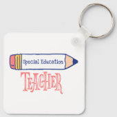 Speciaal onderwijslerarenpotlood sleutelhanger (Achterkant)