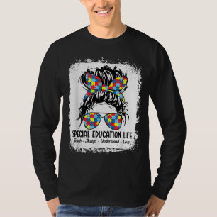Speciaal onderwijsleven Sped Teacher Teach Accepte T-shirt