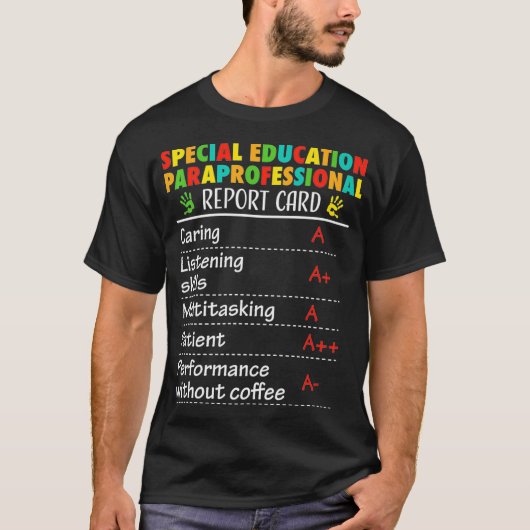 Speciaal onderwijsveld Funny Gift T-shirt (Voorkant)