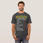 Speciaal onderwijsveld Funny Gift T-shirt (Voorkant volledig)