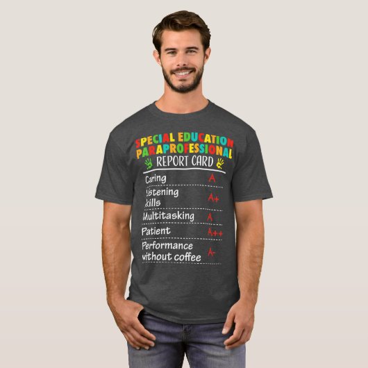 Speciaal onderwijsveld Funny Gift T-shirt (Voorkant volledig)