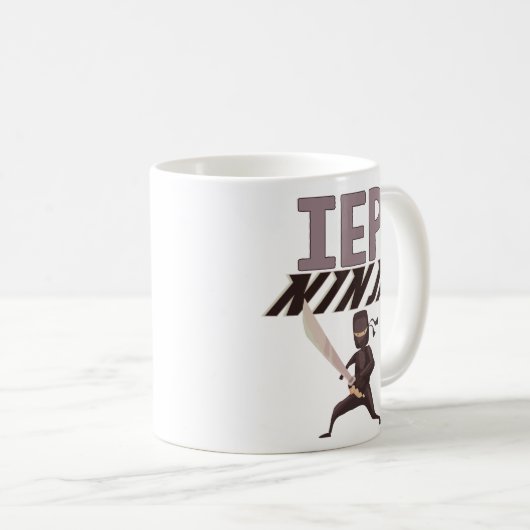 Speciaal onderwijzend leraar Funny Ninja Coffee Mo Koffiemok (Voorkant rechts)