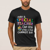 Speciaal onderwijzend leraar speciale Kinderen T-shirt (Voorkant)