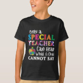 Speciaal onderwijzend leraar speciale Kinderen T-shirt (Voorkant)