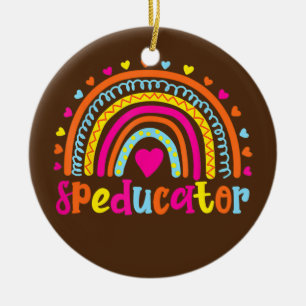 Speciaal onderwijzend leraar Sped Ed Keramisch Ornament
