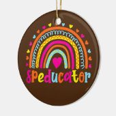 Speciaal onderwijzend leraar Sped Ed Keramisch Ornament (Links)