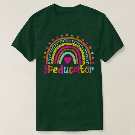 Speciaal onderwijzend leraar Sped Ed T-shirt (Design voorkant)