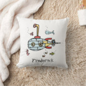 Speciaal onderzeeër Rood met vlekken Kussen (Deken)