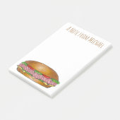 Speciaal onderzeeër Sandwich Hoagie Post it Post-it® Notes (Schuin)