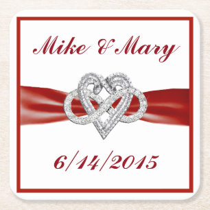 Speciaal Onderzetter voor rood oneinigheids-hartpa