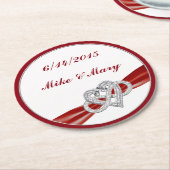 Speciaal Onderzetter voor rood oneinigheids-hartpa (Gebogen)