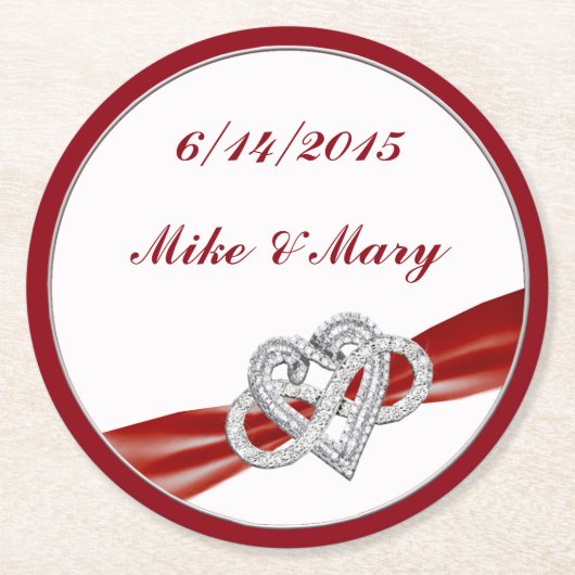 Speciaal Onderzetter voor rood oneinigheids-hartpa (Voorkant)