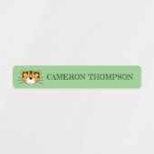 Speciaal onderzoek van Safari-dieren op school Labels (Design 1)