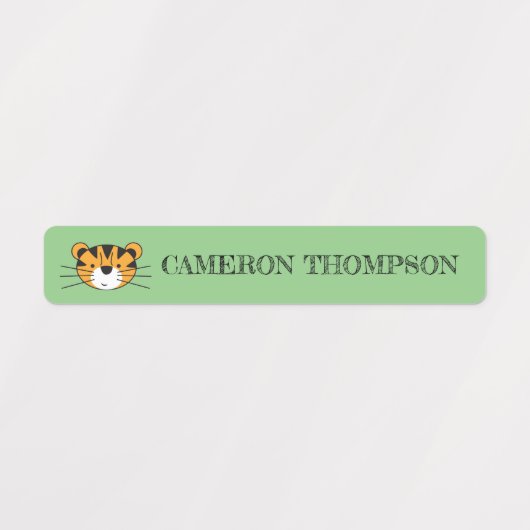 Speciaal onderzoek van Safari-dieren op school Labels (Design 1)