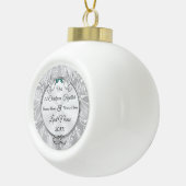 Speciaal ons, eerste kerstfeest samen Ornament (Rechts)