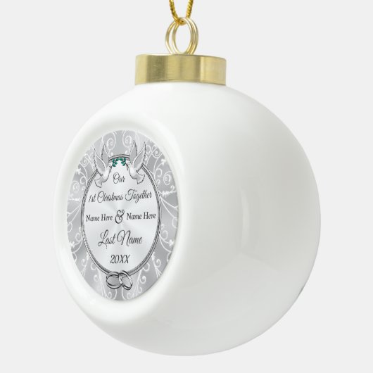 Speciaal ons, eerste kerstfeest samen Ornament (Rechts)