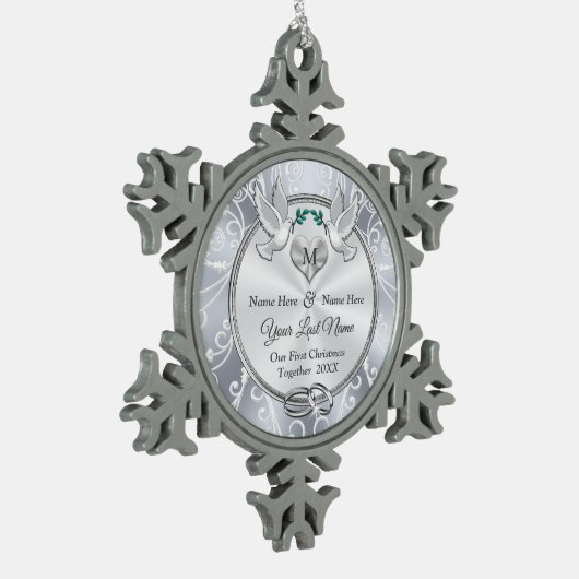 Speciaal ons eerste kerstfeest samen Ornament (Links)