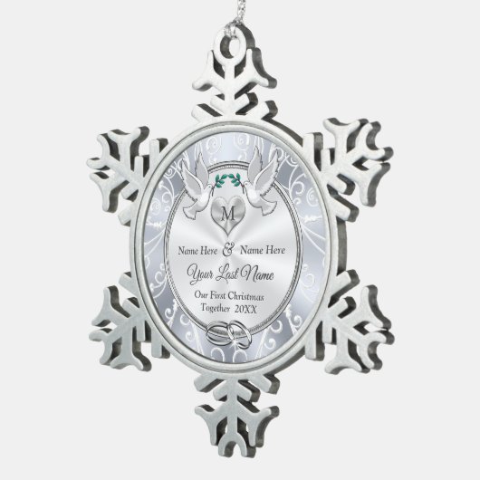 Speciaal ons eerste kerstfeest samen Ornament (Rechts)