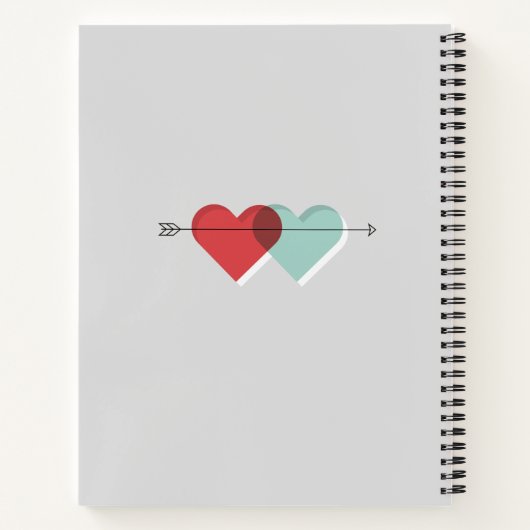 Speciaal ons liefdesverhaal notitieboek (Achterkant)