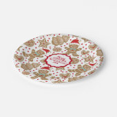 Speciaal ontbijtkerstpapier voor ontbijtkoek Bord (Gekanteld)