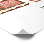 Speciaal ontbijtkoeken voor kerstfeestdagen poster (Hoek)