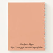 Speciaal ontvangen notitieboek (Achterkant)